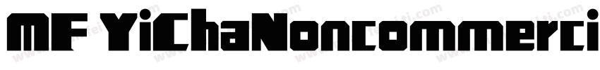 MF YiChaNoncommercial) Regular字体转换
